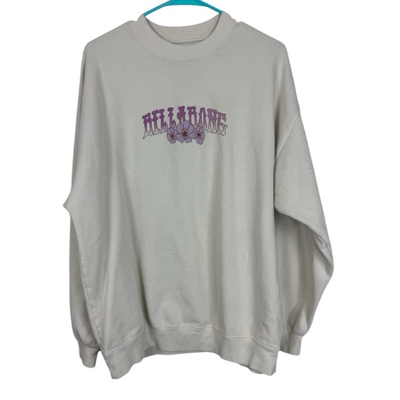 Billabong Tops - Billabong Women's Ride In Oversized Crew Sweatshirt M